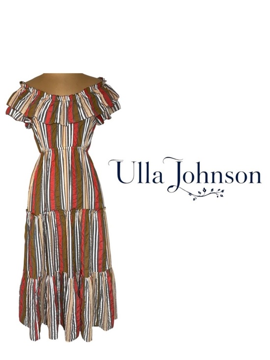 Ulla Johnson Dresses & Skirts - Ulla Johnson Verena Poppy Striped Maxi Dress Size 4